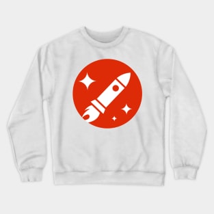 Red Rocket Symbol Crewneck Sweatshirt